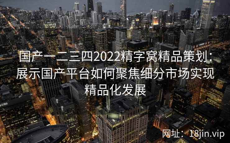 国产一二三四2022精字窝精品策划：展示国产平台如何聚焦细分市场实现精品化发展